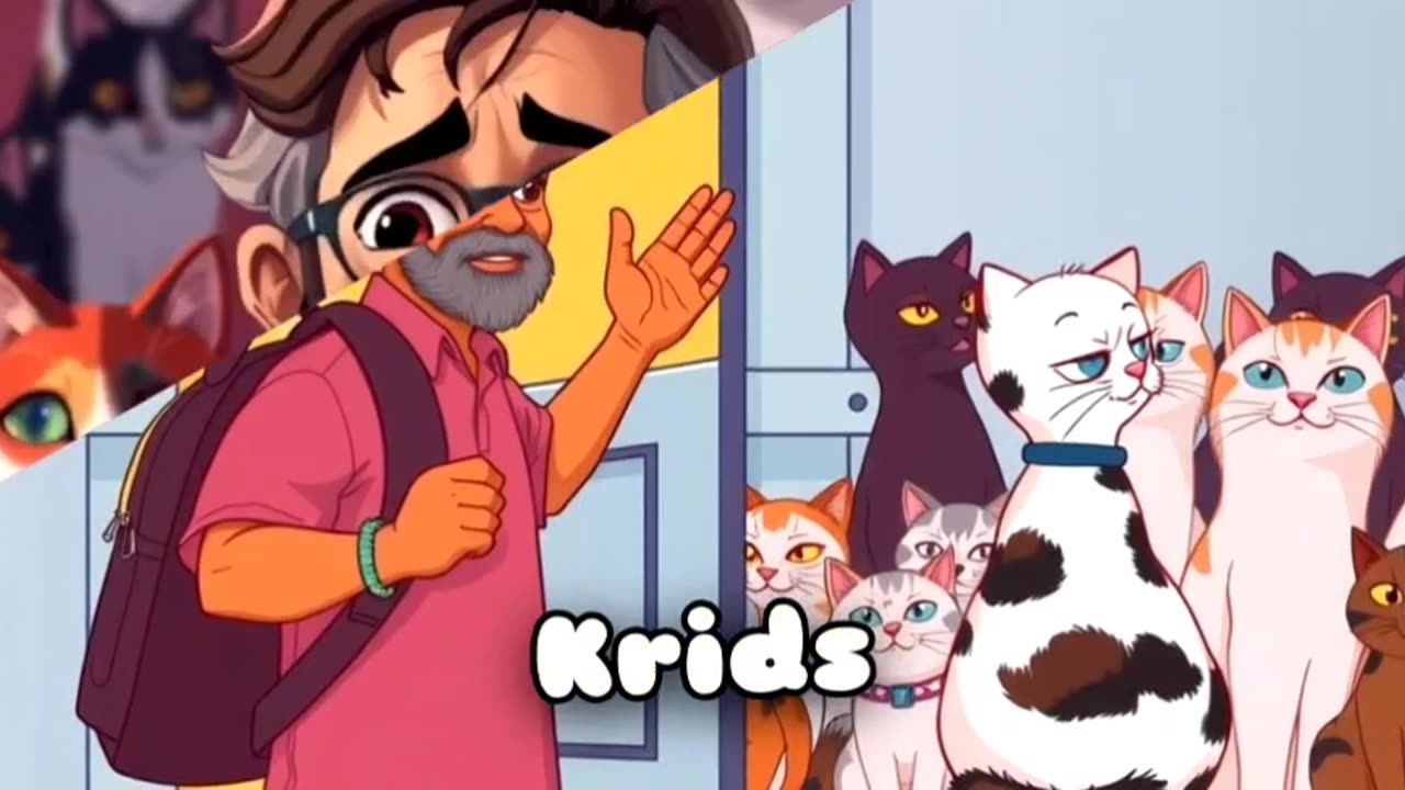 Beautiful Cat and Krids motivational Story#rumble