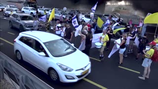 'Day of Disruption' protests block roads, demanding Gaza war end