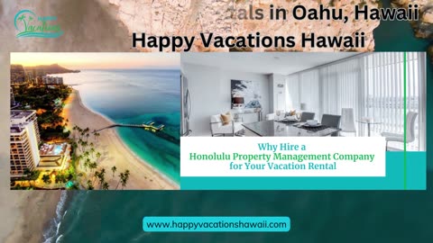 Short Term Rentals in Oahu, Hawaii - Happy Vacations Hawaii