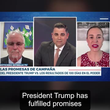 María Herrera define la gestión del Presidente Trump contra la inseguridad y la desinformación