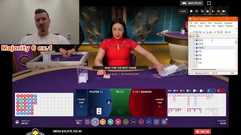 Majority 6 Baccarat Strategy