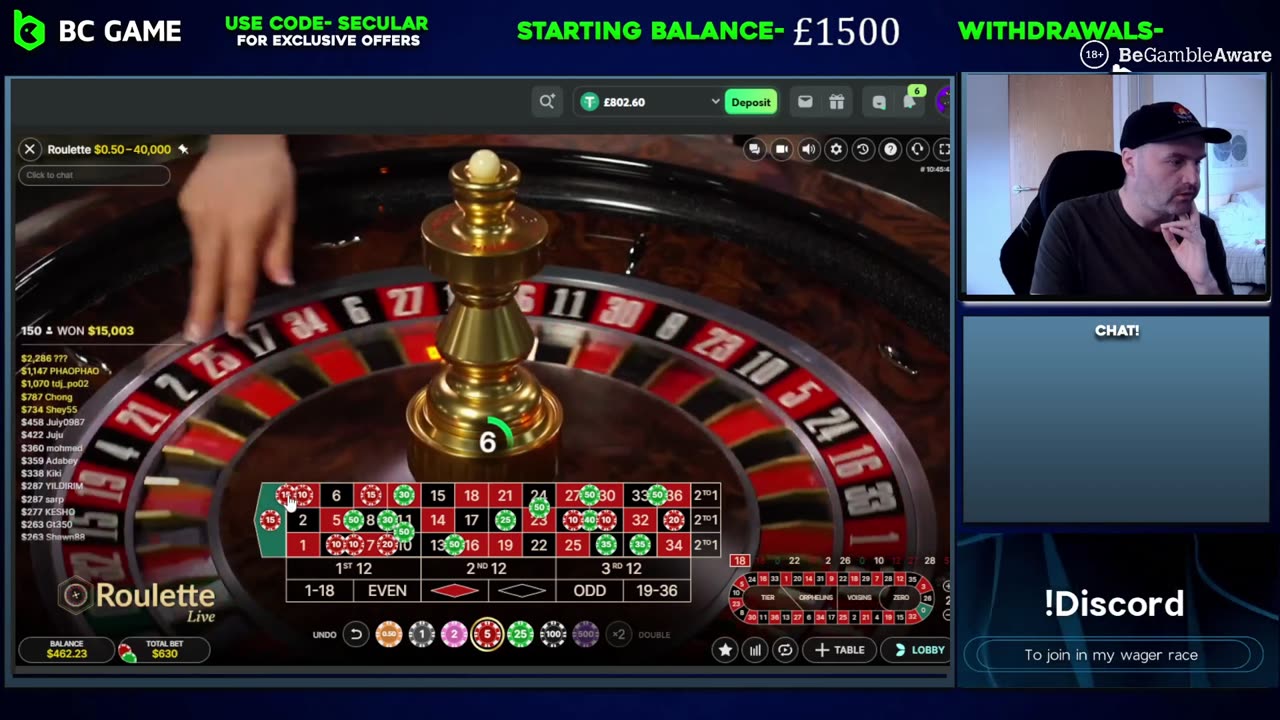 New Video! Live Roulette Session!