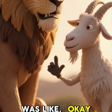 The Lion and the Goat | Long English Moral Story
