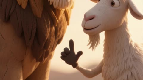 The Lion and the Goat | Long English Moral Story