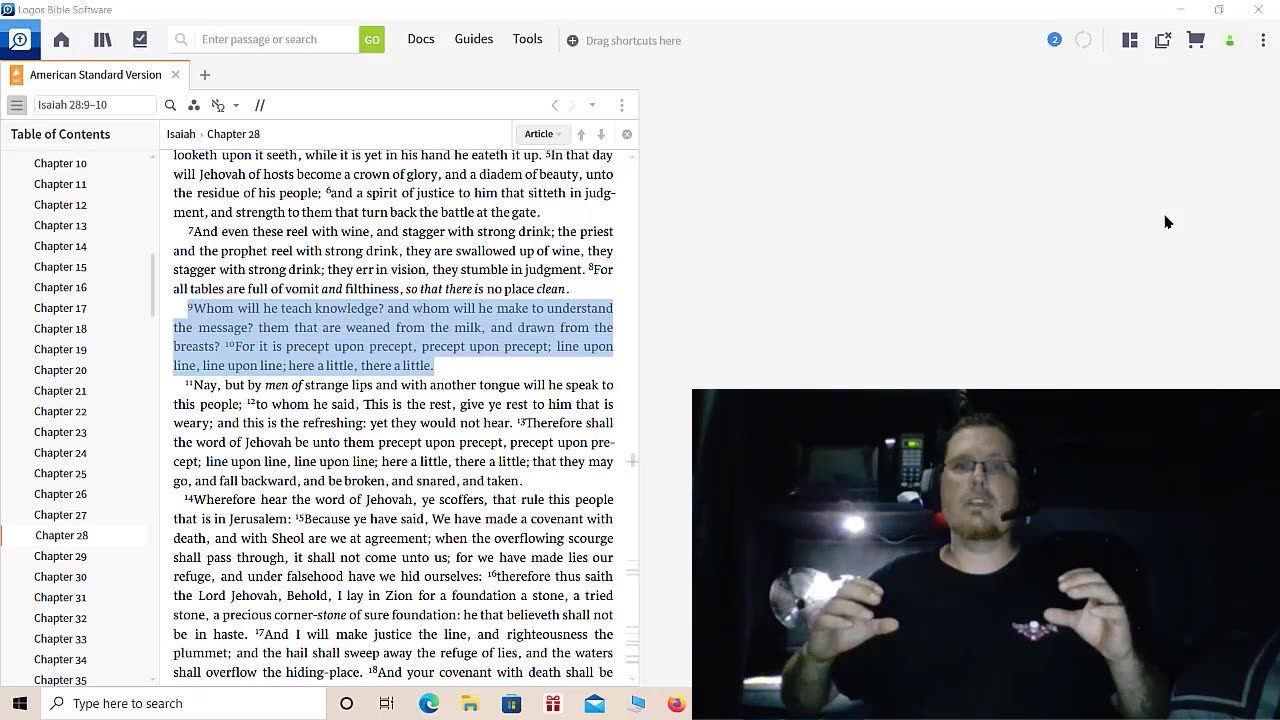 line upon line understanding upon understanding [The Bride of Christ]