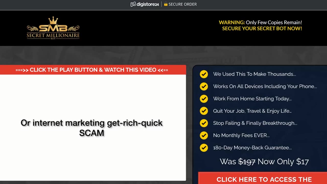 Secret Millionaire Bot Review - It's a Scam or Legit?