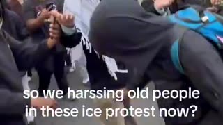 Blacks rob Asian man, ICE protest