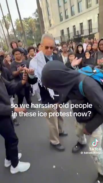 Blacks rob Asian man, ICE protest
