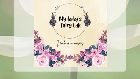 Love this baby memory book : My baby fairy tale