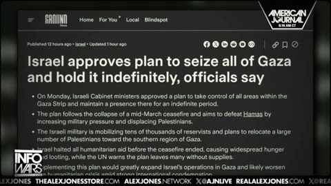INFOWARS LIVE - 5/5/25: The American Journal with Harrison Smith / The Alex Jones Show / The War Room With Owen Shroyer