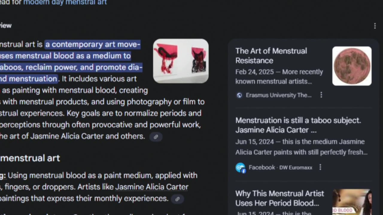 Modern Menstrual Art: Challenging Taboos & Reclaiming Power