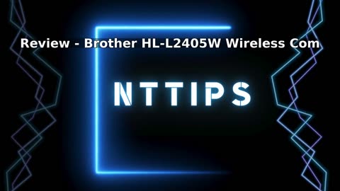 Brother HL-L2405W Wireless Compact Monochrome Laser Printer with Mobile Printing