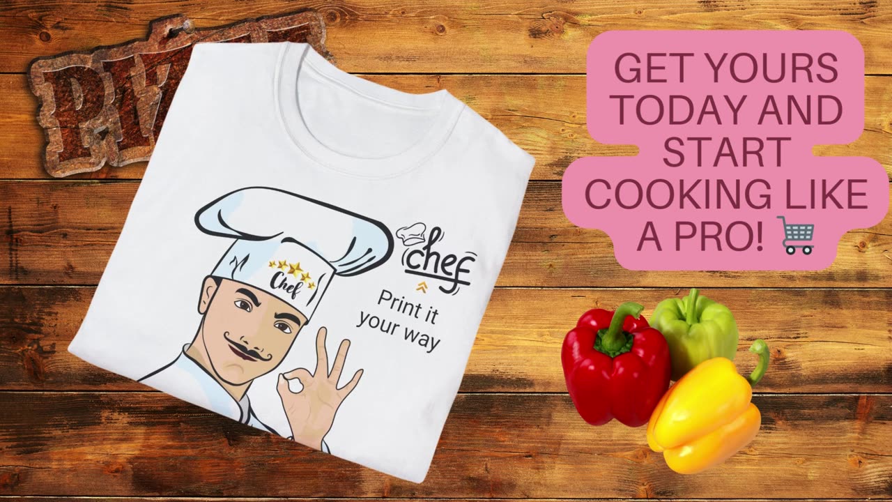 Chef Cook T-shirt, 5- Star Chef Cook, stylish and cool looking shirt