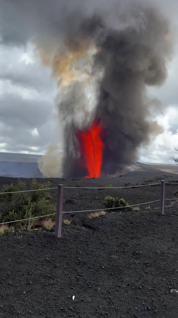 Hawaii Big Island Kilauea Volcano 🌋