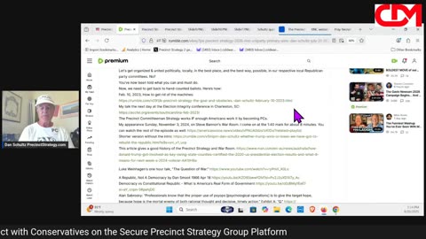 Precinct Strategy Communications & Collaboration Platform. Dan Schultz August 20 2025