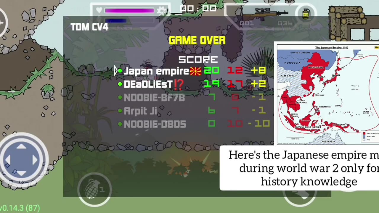 Mini militia very difficult match
