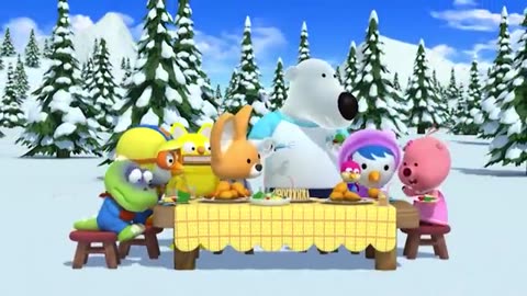 Pororo English Episodes - Ep4. Happy Trip with Friends - Kids Cartoons & Animation.