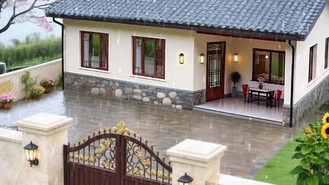 Dream House in the Rain ☔️
