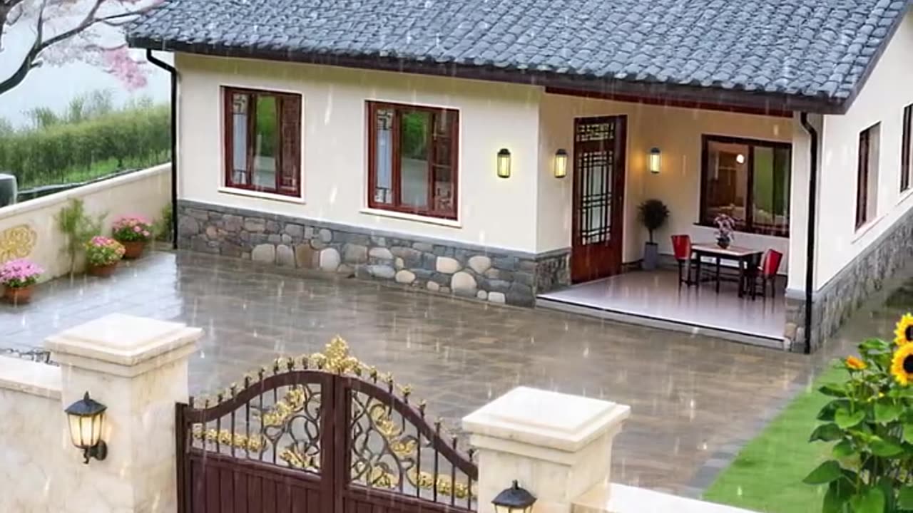 Dream House in the Rain ☔️