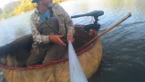 A motorized Coracle!