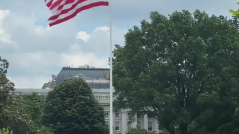 new flag has officially been raised at the White House!