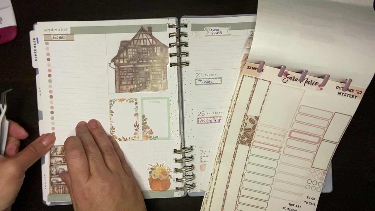 September 22-28 in my Dashboard Planner