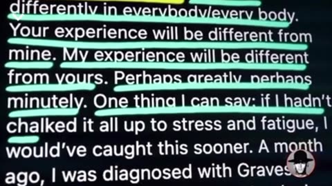 TV star destroyed by VAXX induced GRAVES' DISEASE 💉