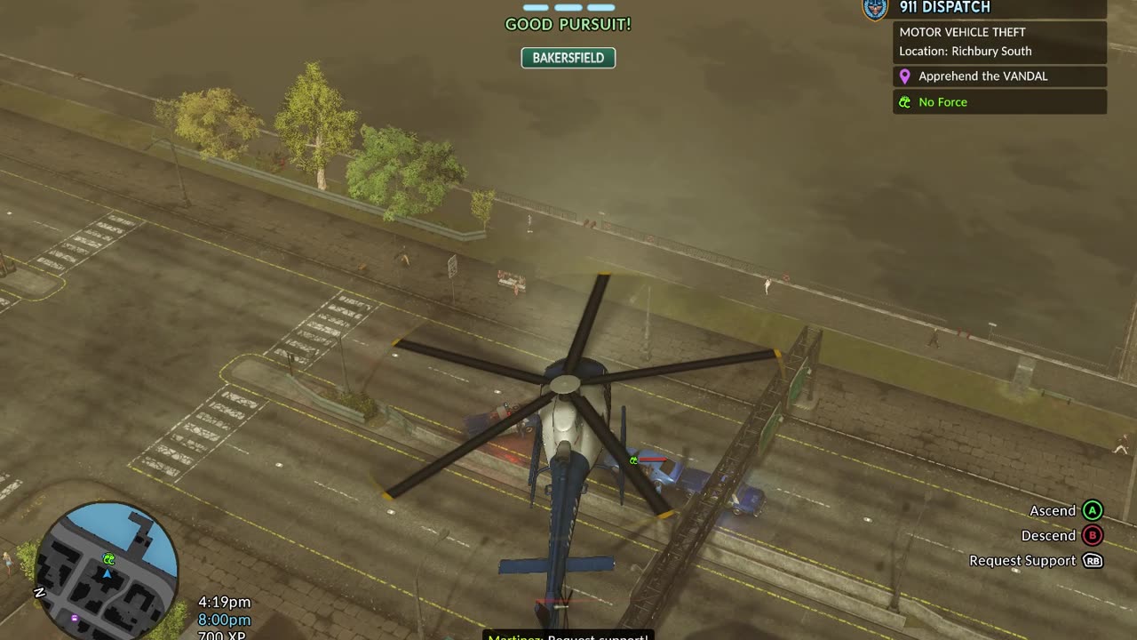 The Precinct Helicopter Chase
