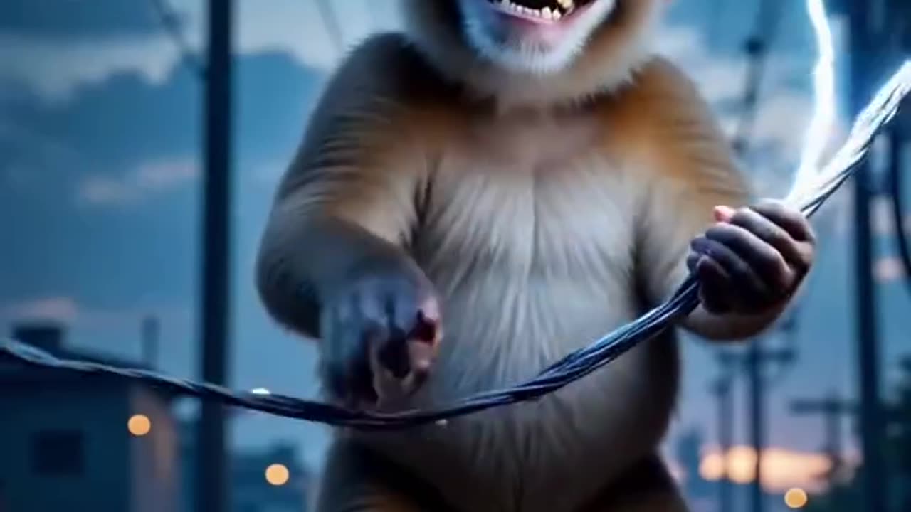 Step into a magical world of AI-animated animals! 🦁🐒