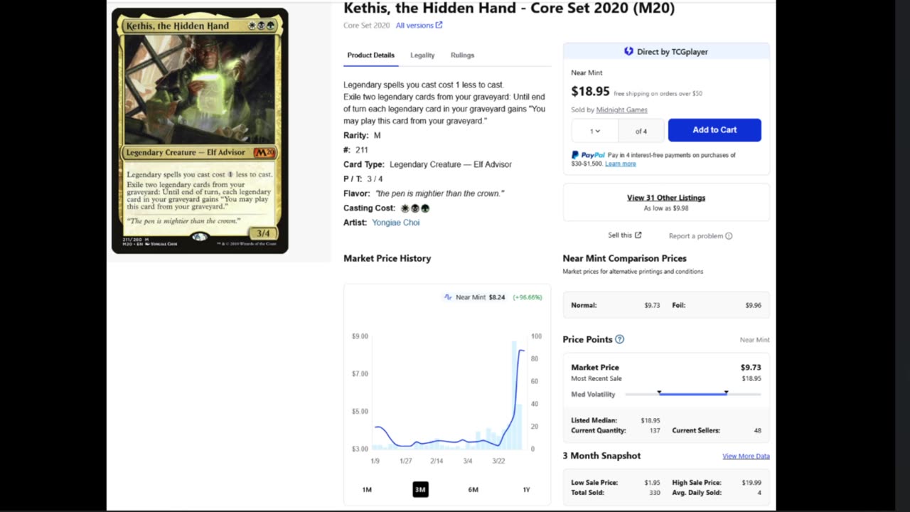 Bans start to change card prices in MTG