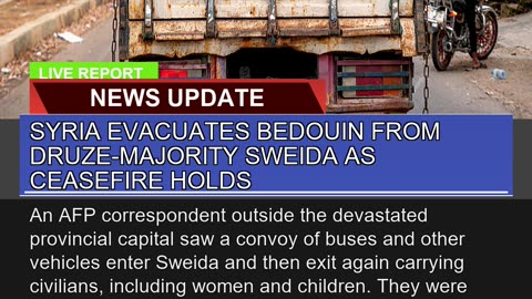 Syria Evacuates Bedouin From Druzemajority Sweida