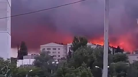 Mass launch of Geraniums at Ukrainian targets