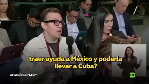 Sheinbaum ofrece a México como puente aéreo de ayuda humanitaria a Cuba