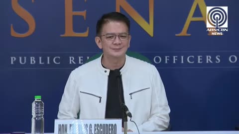 LIVE: Senate President Chiz Escudero holds press briefing May 15
