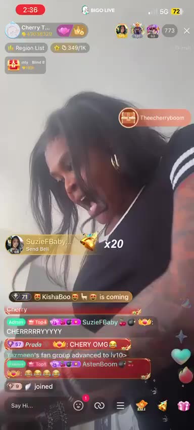 BIGOwars: Cherrtheboom Shows G*N onlive and makes Public Threat To ALL!!!