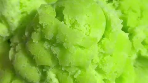 SATISFYING ICE CREAM SLIME SCOOPS ASMR 🍋_🟩