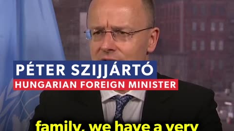 “Hungary's foreign minister | Family consists of a man, woman and child