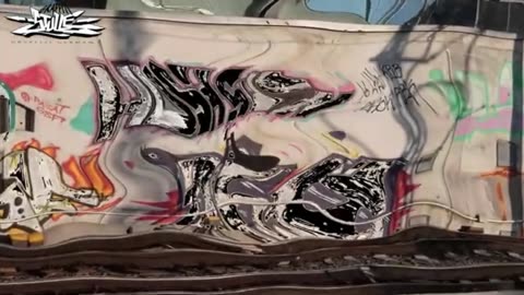 Graffiti Street & Line // HAMBURG Elbbrücken