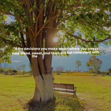 If the decisions you make about where you invest your blood ...