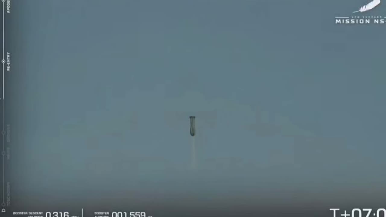 BREAKING NEWS:📣 The Blue Origin flight was successful today.