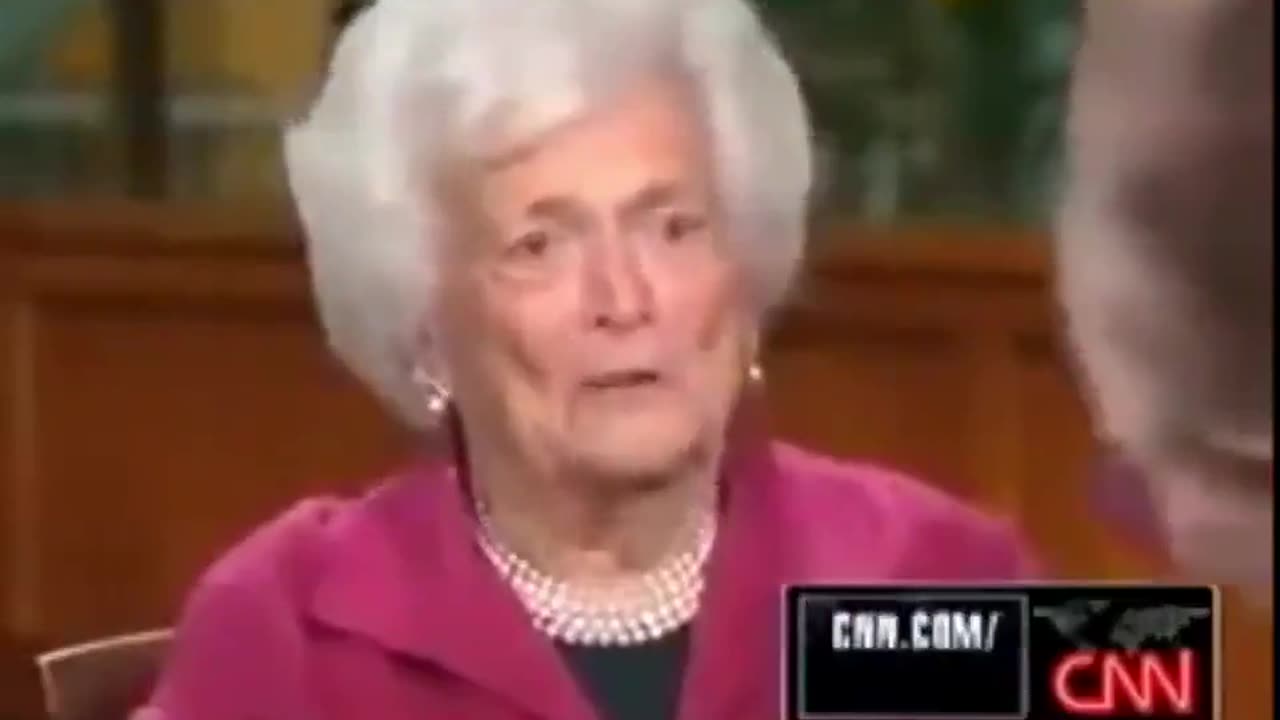 Bizarre Barbara Bush Interview Clip Resurfaces