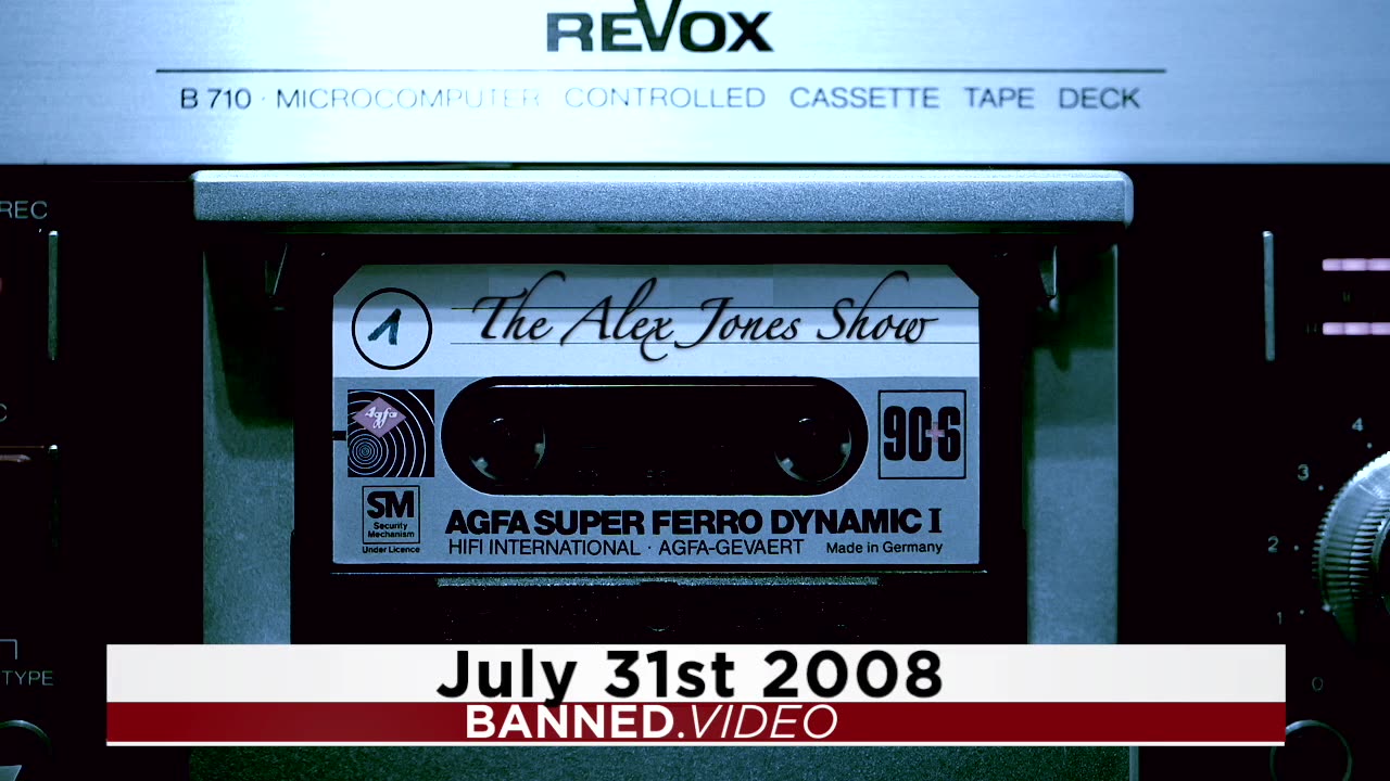 Alex Jones Calls For Only Peaceful Revolution In 2008