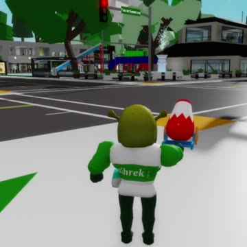 I bought a gun at the Brookhaven carnival) and loaded it into myself))) #roblox #gaming #comedy