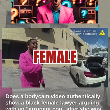 Fact Check: Staged Video Shows Black Female Lawyer Arguing With Cop Over Throwing Out Trash