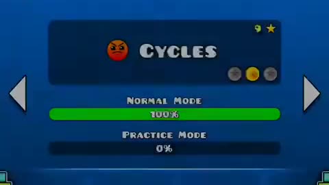 Geometry Dash Lite level 9: Cycles