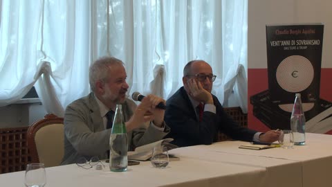 Claudio Borghi Aquilini Velletri Presentazione libro #ventannidisovranismo partecipa Alberto Bagnai