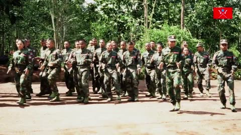 🎵🕊️ Myanmar War | Mon Rebels Sing & Dance to Queen | Karen National Liberation Army | RCF