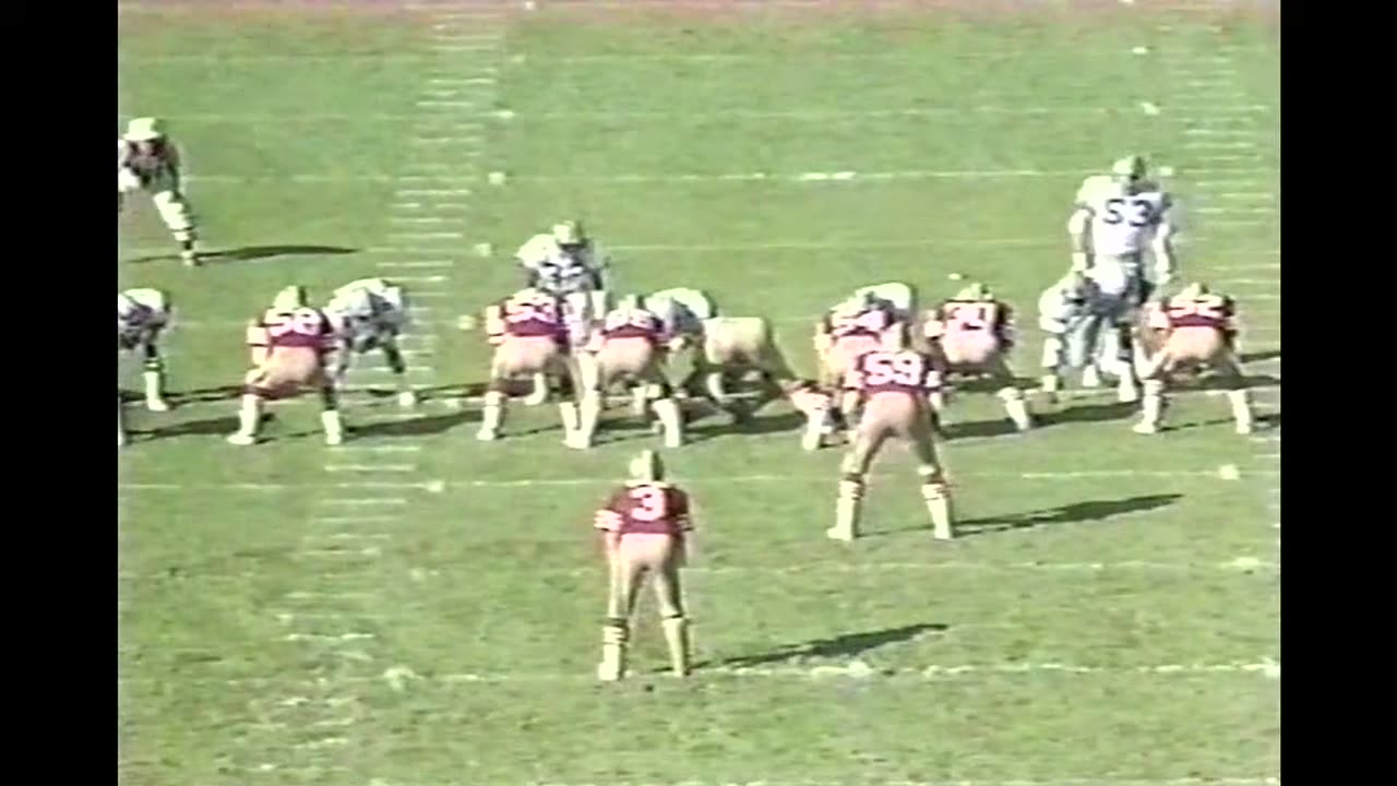1981-10-11 Dallas Cowboys vs San Francisco 49ers 2nd Half