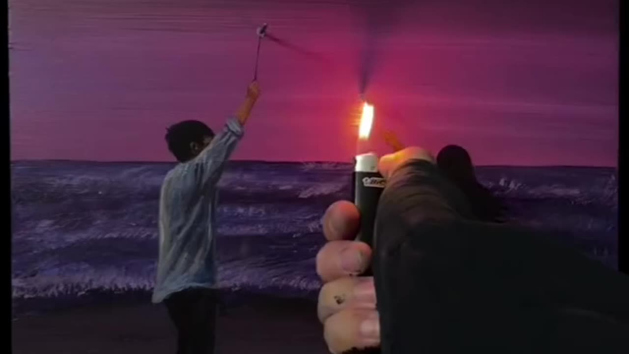 The art of painting!! 🎨