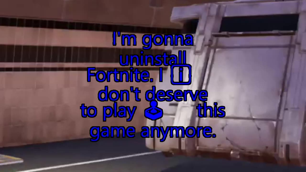 Uninstalling Fortnite - Shameful Defeat by a Storm Trooper!